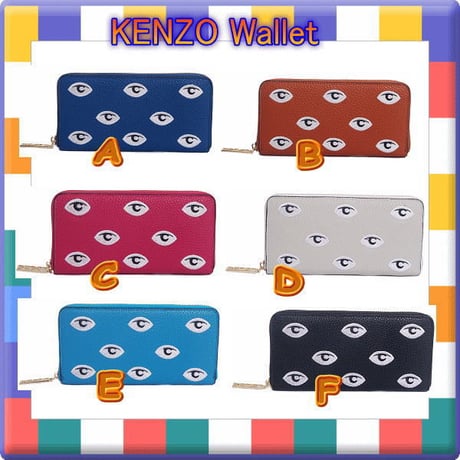 レディース新品☆ ☆財布♪ファッション★♪大人気・刺繍・！ファスナー開閉★女性用 KENZO01
