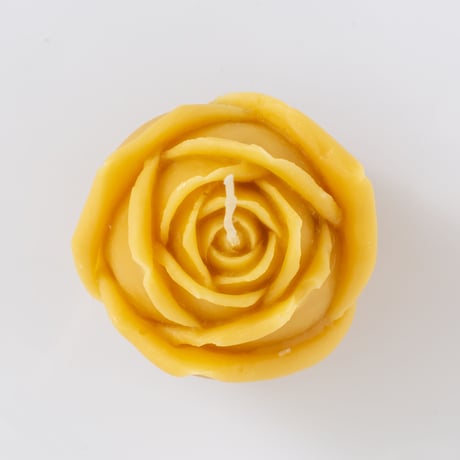 ミツロウキャンドル （薔薇）