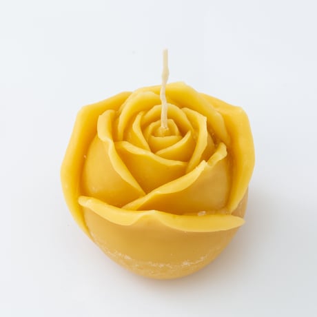 ミツロウキャンドル （薔薇）