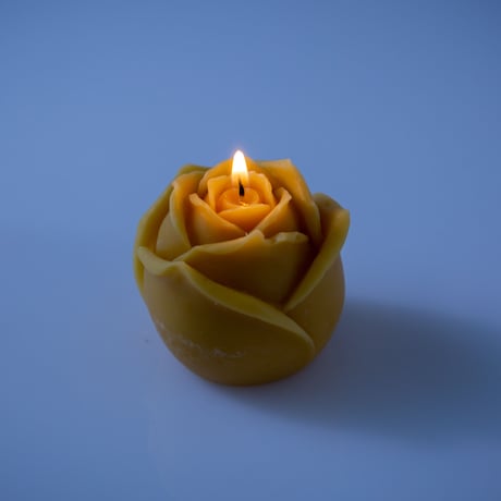 ミツロウキャンドル （薔薇）