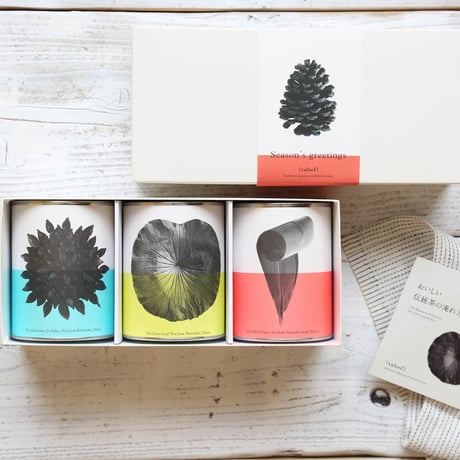 大切な人に贈る、伝統茶３缶セット「Beauty 」/カキドオシとハトムギ茶、はす茶、月桃茶