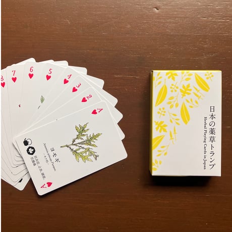 遊んで学べる「日本の薬草トランプ」