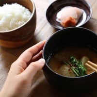 【recipe】即席！ウコン味噌汁／ Turmeric miso soup