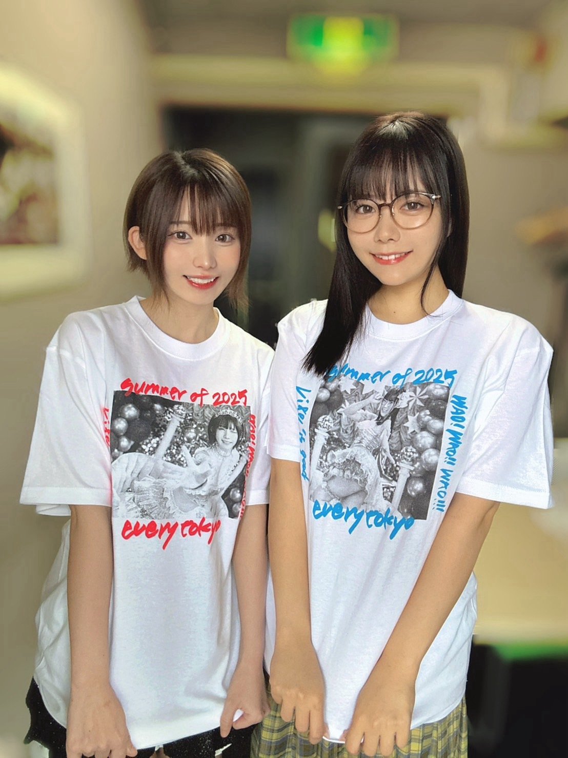 東雲うみ×everytokyoコラボ WAO!!フォトT-shirts | everytokyo