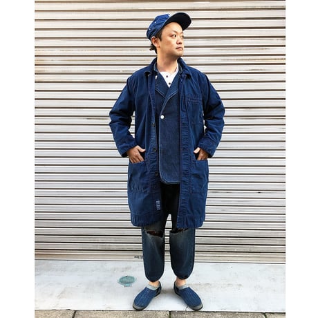 MOLESKIN COAT (藍染)