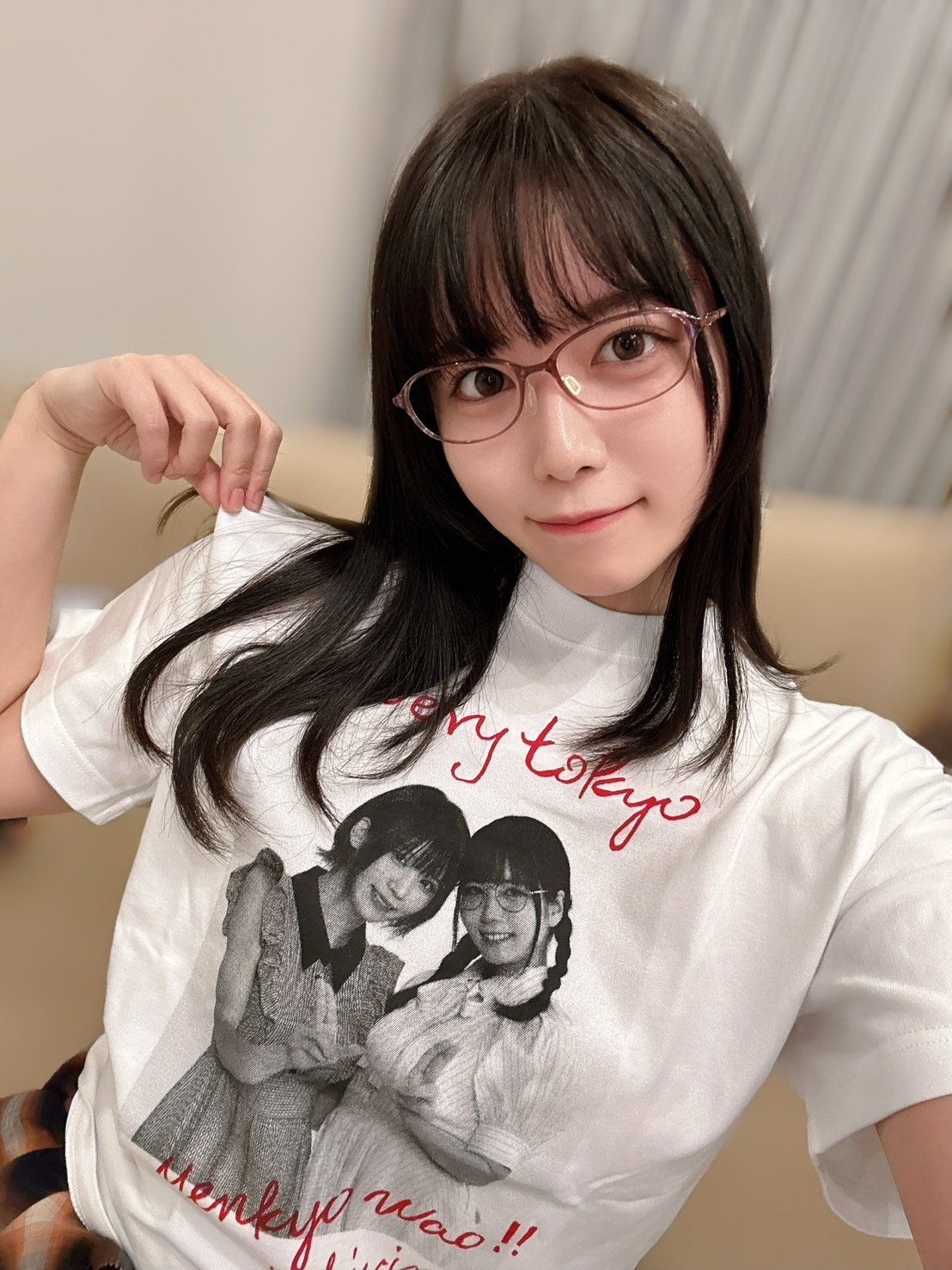 Enako Wao! Tシャツ ホワイト えなこ＆東雲うみ×everytokyoコラボ WAO!!フォトT-shirts | every