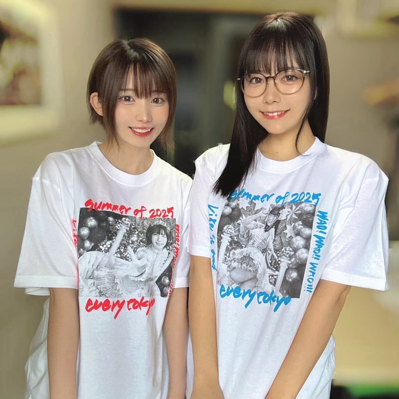 えなこ　Tシャツ えなこ×everytokyoコラボ WAO!!フォトT-shirts | everytokyo