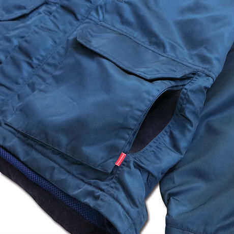 INDIGO NYLON MOUNTAIN JACKET