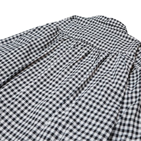 GINGHAM CHECK PIRATE GATHER SHIRTS