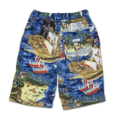 PIRATES ISLAND ALOHA SHORT PANTS