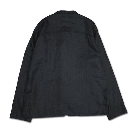 FORMAL BLACK LINEN KUNG-FU SHIRTS