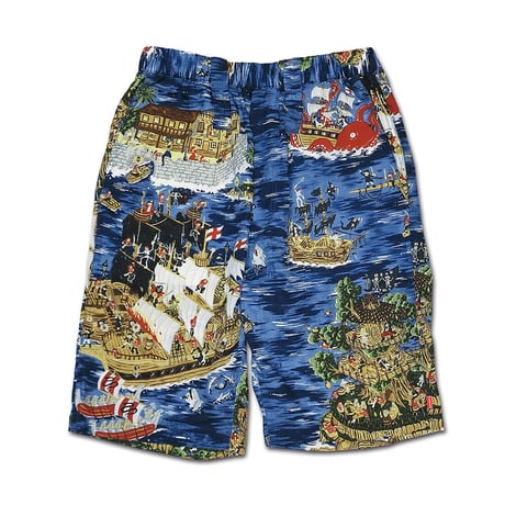 PIRATES ISLAND ALOHA SHORT PANTS