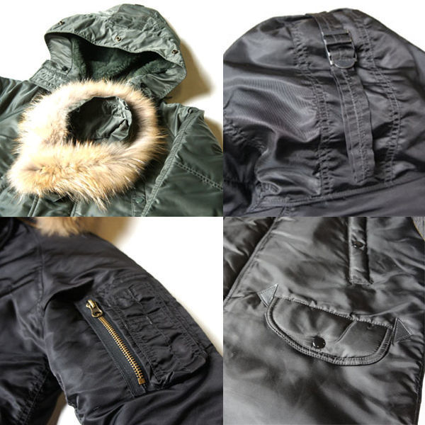 アメリカ軍 N-3 取り付ける フライトジャケット 1945年から49年製造  