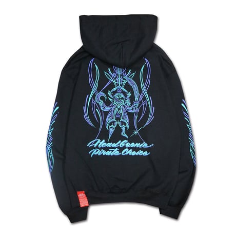 PIRATE PINSTRIPE HOODY SWEAT
