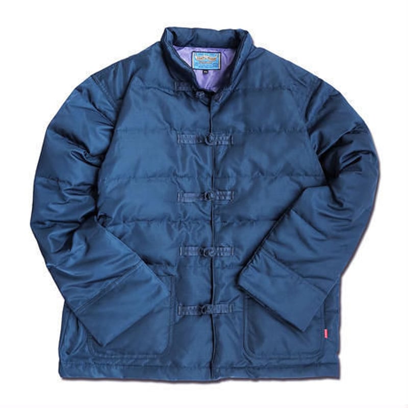 INDIGO NYLON KUNG-FU DOWN JACKET | everytokyo /...