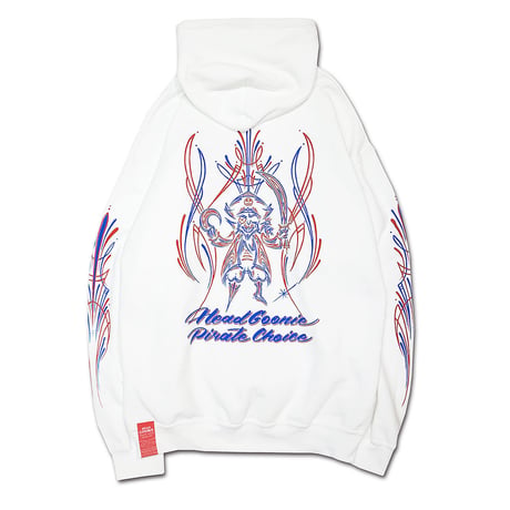 PIRATE PINSTRIPE HOODY SWEAT