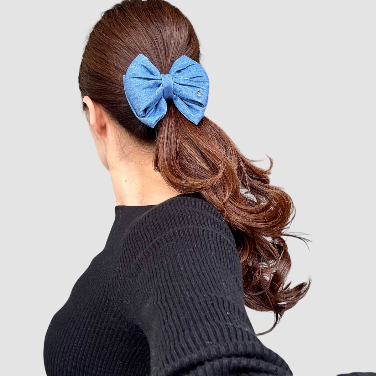 Luxury Denim👖Papillon Pony （シルク100%シュシュ） | casa