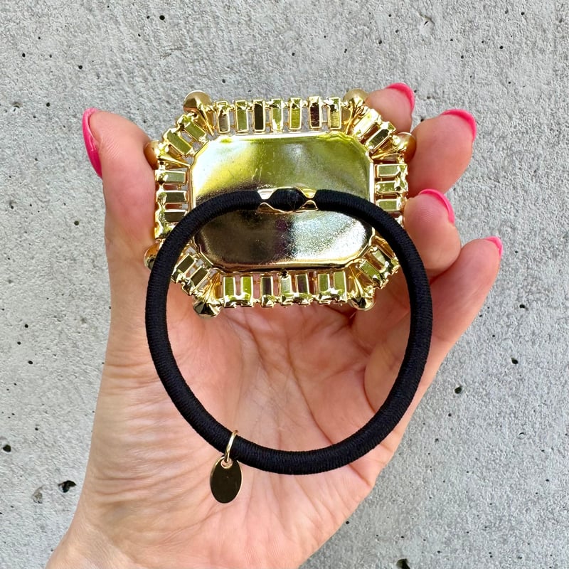 ヘアゴム No.363 再再再再再入荷Queen Square Bijoux Hair Tie | casaceleste