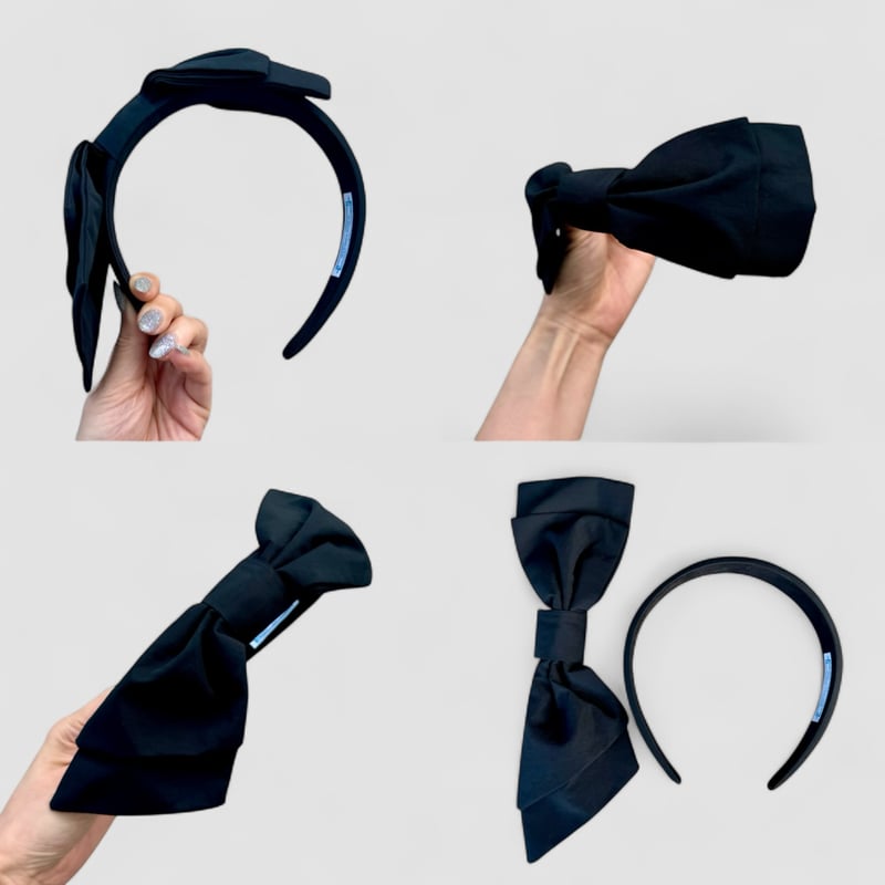 2WAY】Single Knot Ribbon Head Band | casaceleste