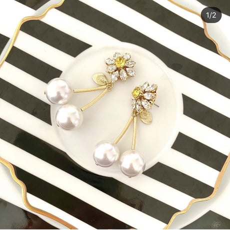 S*A様 Blooming DAISY イヤリング casaceleste CATEGORY イヤリング