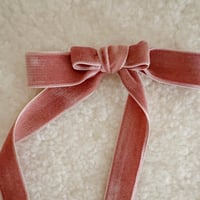 velvet ribbon* salmon