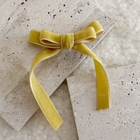 velvet ribbon* yellow