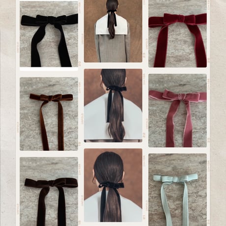 velvet ribbon* black