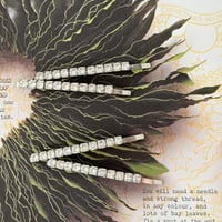 stone hair pin