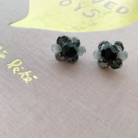 dew flowers𐩑black×baby blue