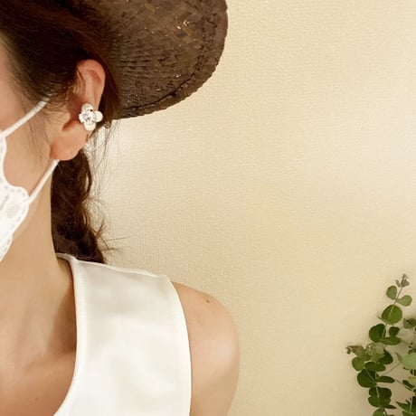petit fleur ear cuf*silver