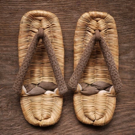 おえ草履（灰） Oe-zori sandals　M