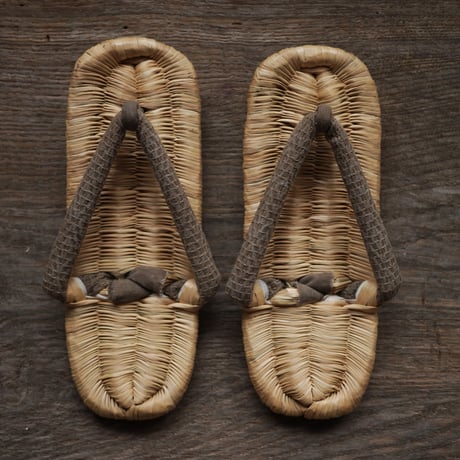 おえ草履（灰） Oe-zori sandals　L