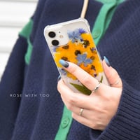 《outlet》 iPhone 13mini 押し花スマホケース  230218_9