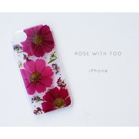 iPhone / 押し花ケース20191030_1