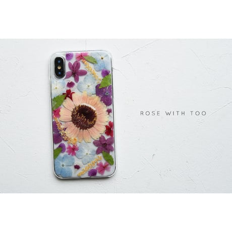 【リング不可】iPhone / 押し花ケース 200708_7