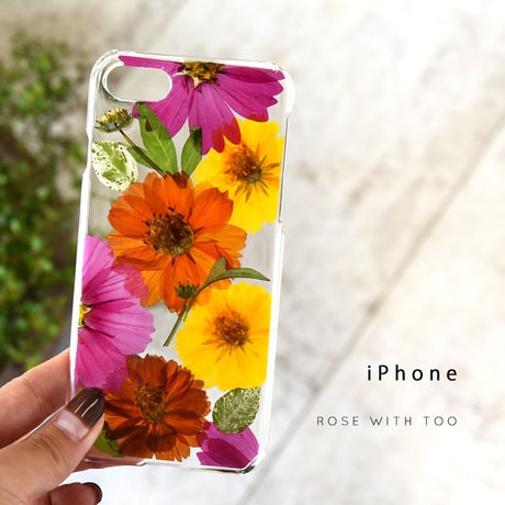 iPhone / 押し花ケース 201007_3