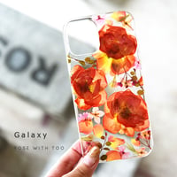 【リング不可】Galaxy /   押し花スマホケース  210901_2