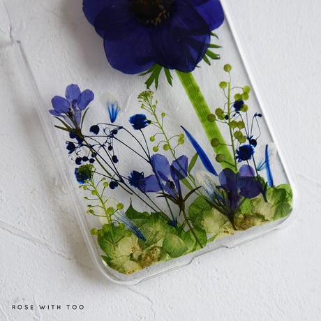 Galaxy /   押し花スマホケース  220216_6