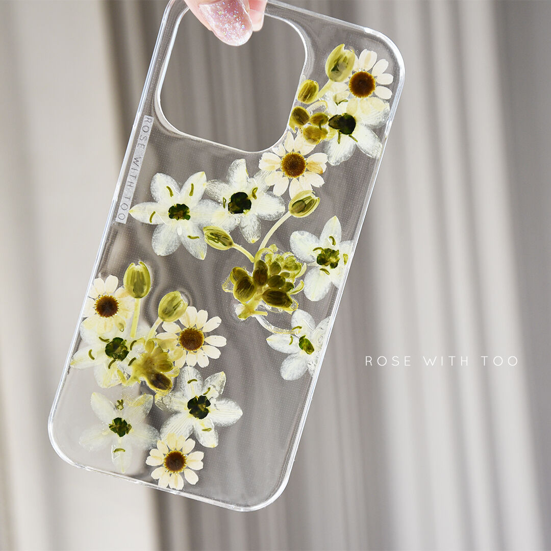 にゃっつ様♡ご確認用 押し花ケース オーダー 全機種対応人気押し花ケーススマホケース iPhone16pro 16