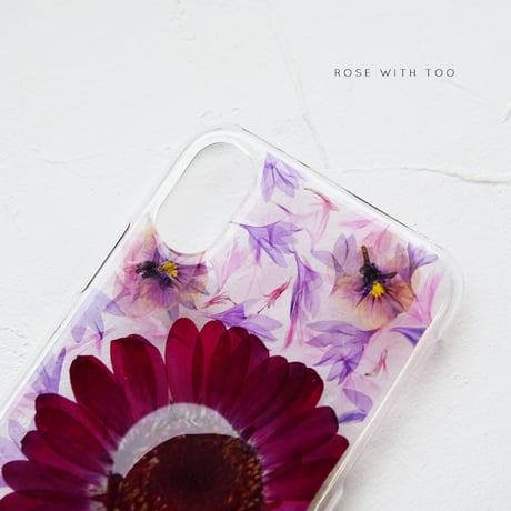 【リング不可】iPhone / 押し花ケース 200527_1