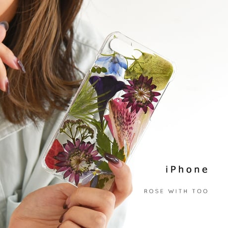 iPhone / 押し花ケース 201111_3