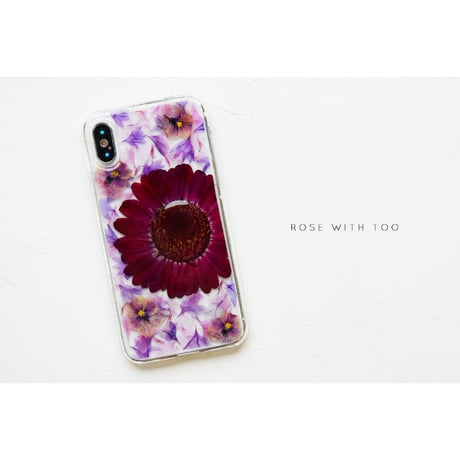 【リング不可】iPhone / 押し花ケース 200527_1