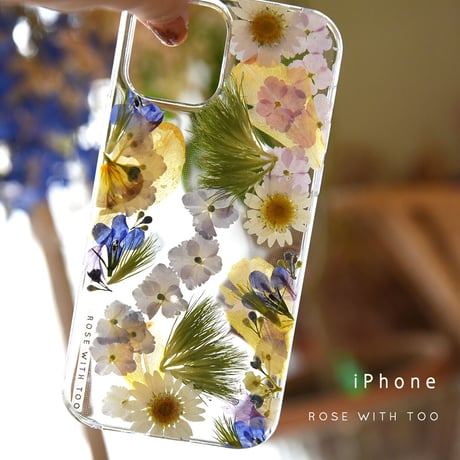 iPhone / 押し花ケース 210630_1
