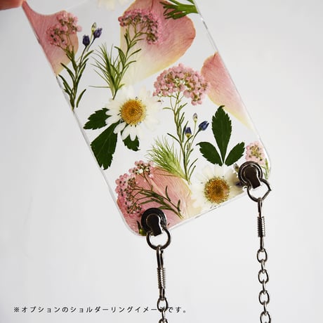 【リング不可】iPhone..etc / 押し花ケース 230419_2
