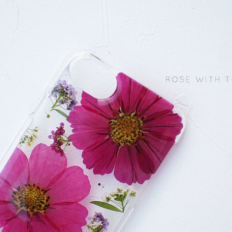 iPhone / 押し花ケース20191030_1