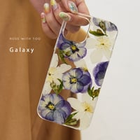 Galaxy /   押し花スマホケース  220525_4
