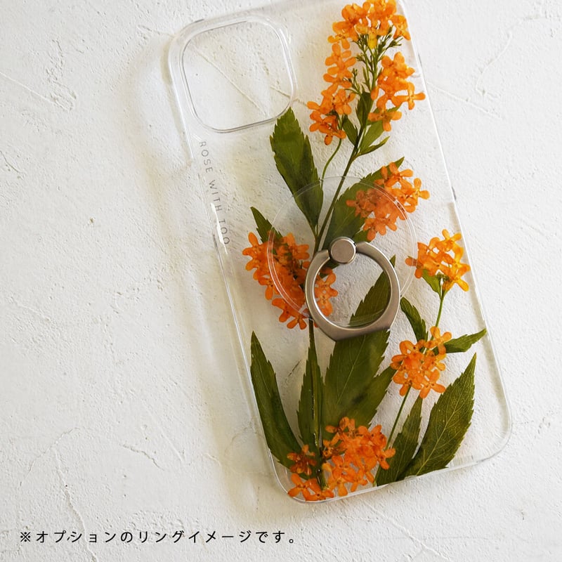 iPhone / 押し花スマホケース 221013_2 | 押し花 ケース専門店 ｜ ROSE