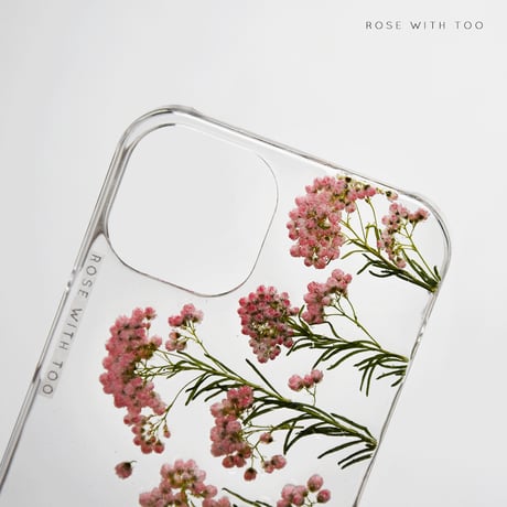 【リング不可】iPhone..etc / 押し花ケース 230419_1