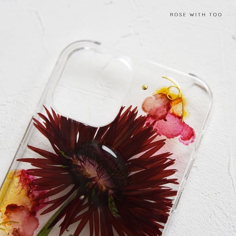 【リング不可】iPhone / 押し花ケース 220608_3