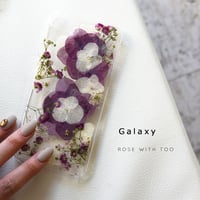 Galaxy /   押し花スマホケース  201111_2